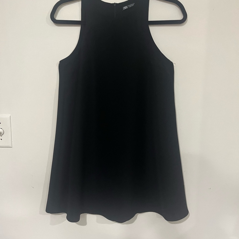 Zara Black Sleeveless Dress